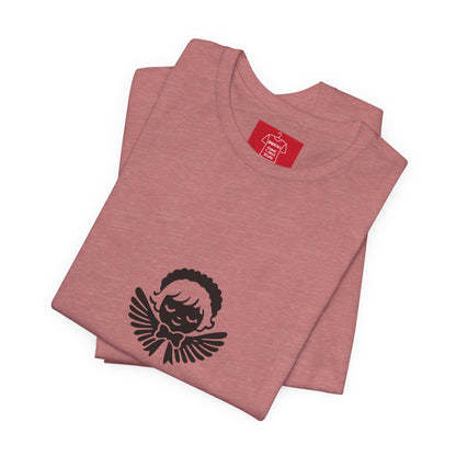 Heaven Sent Graphic T-Shirt | Minimalist Angel Shirt | Unisex Streetwear Tee | Aesthetic Faith Inspired Top | Trendy Gift for Him Her